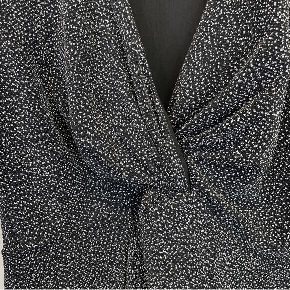 Jonathan Simkhai Twist Front Glitter top black - S - Picture 7 of 13